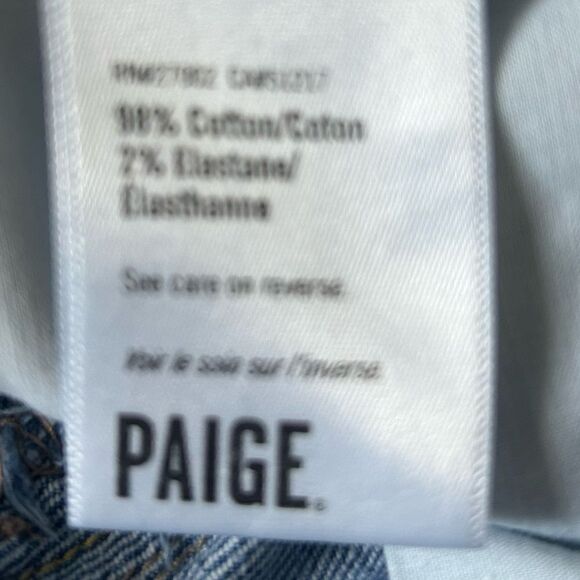 Paige Colette Crop  Flare twisted Panel EMMYLOU Women's Size 31 - Picture 5 of 16